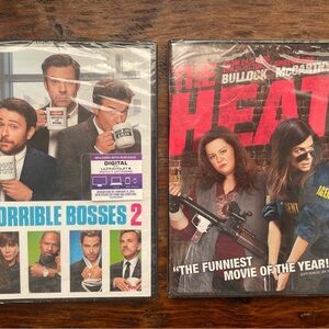 🆕 Horrible Bosses 2 & The Heat DVD 📀 bundle